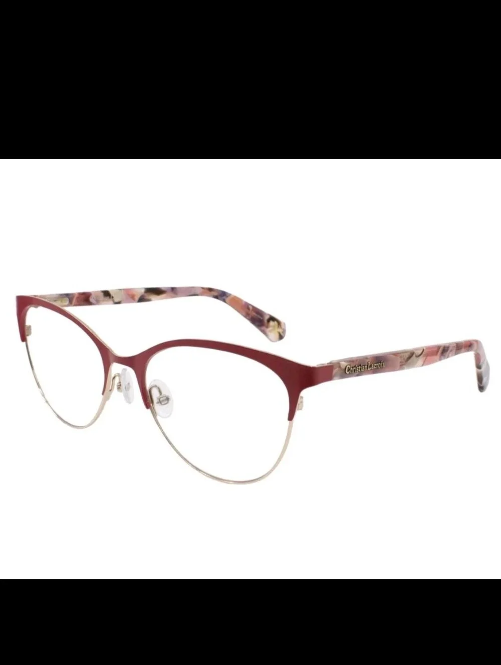 New Christian Lacroix CL3058 Eyeglasses Cateye Floral Tulipe Frame 54-17-135
